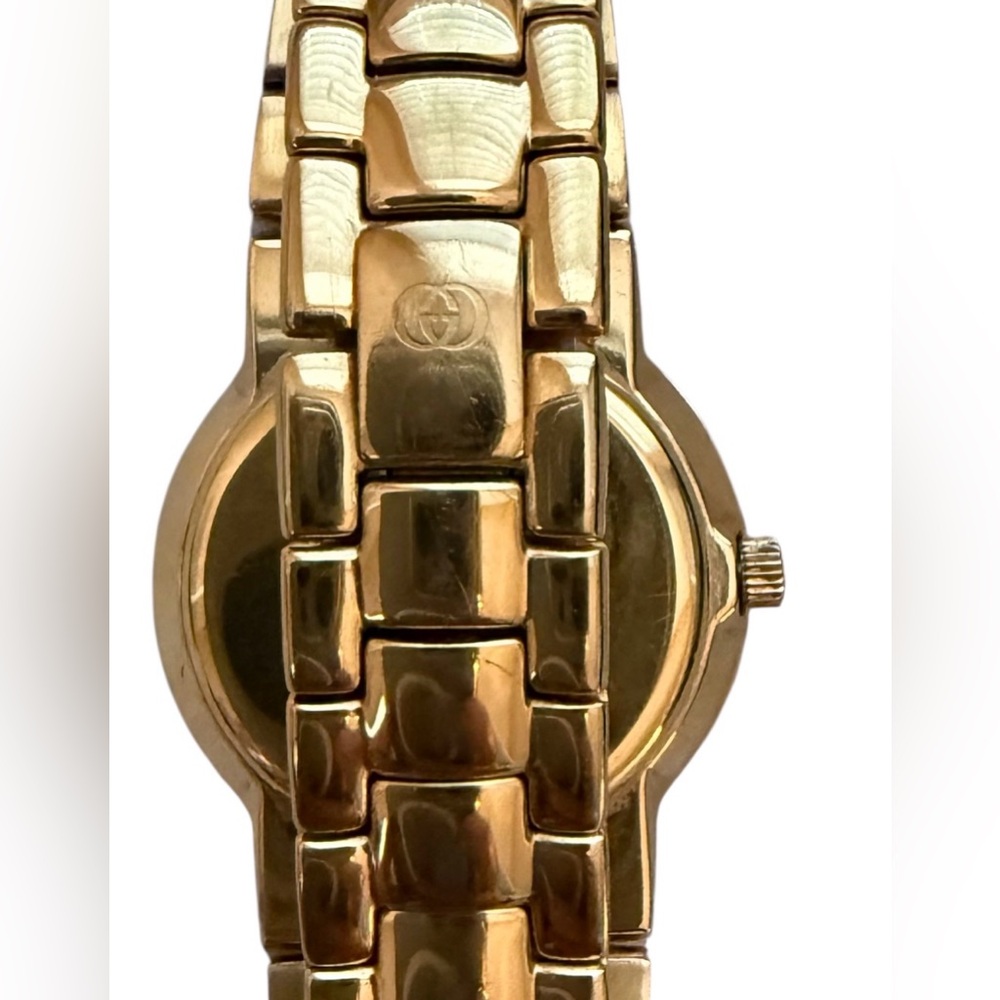 “NWOT VINTAGE GUCCI 3300.2.L WOMEN’S GOLD PLATED SWISS QUARTZ WATCH” - Picture 5 of 11